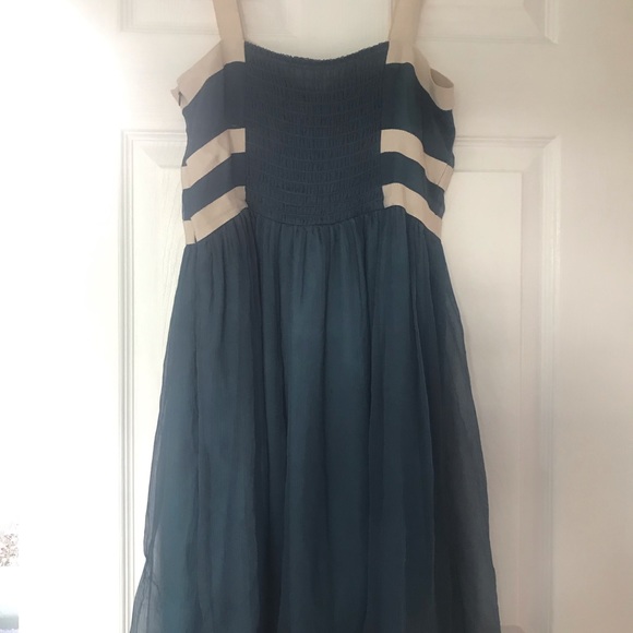 Anthropologie Butlapp Skyfall blue dress Size 2 - Picture 4 of 5